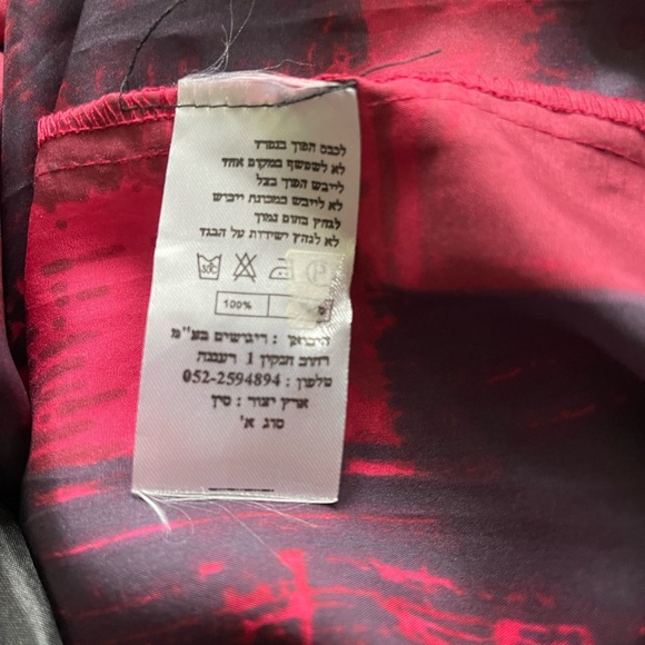 Stunning Silk Women’s Black & Fuchsia Formal Dress - Picture 6 of 9